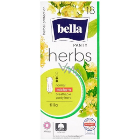 Bella Panty Herbs Hygienické vložky Tilia s lipovým kvetom 18 kusov