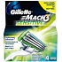 Gillette Mach3 Sensitive náhradné hlavice 4 kusy pre mužov