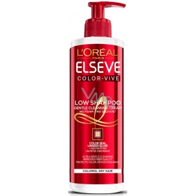 Loreal Paris Elseve Color Vive Low šampón na farbené, suché vlasy dávkovač 400 ml