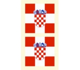 Arch Tetovacie obtlačky na tvár aj telo Chorvátsko vlajka 1 motív
