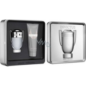 Paco Rabanne Invictus sprchový gél 100 ml + toaletná voda 50 ml, darčeková sada