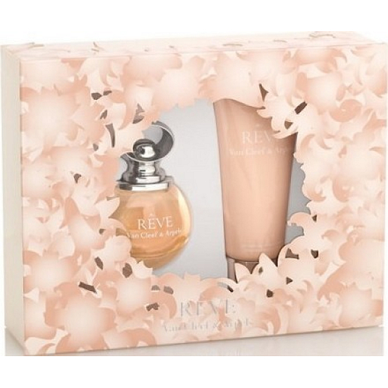 Van Cleef & Arpels Reve toaletná voda pre ženy 100 ml + telové mlieko 100 ml + sprchový gél 100 ml, darčeková sada