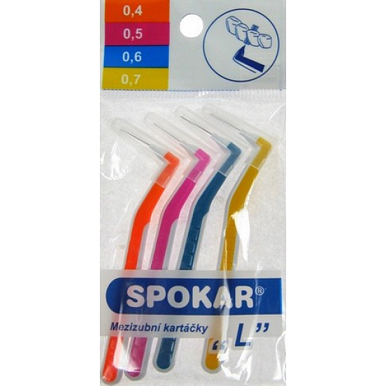 Spokar L Medzizubné kefky 4 kusy