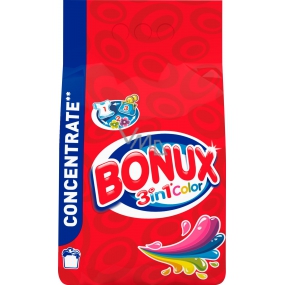 Bonux Color 3v1 prací prášok na farebnú bielizeň 80 dávok 6 kg
