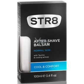 Str8 Cool & Comfort balzam po holení pre normálnu pleť 100 ml