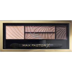 Max Factor Smokey Eye Dráma Kit 2v1 očné tiene a púder na obočie 01 Opulent Nudes 1,8 g