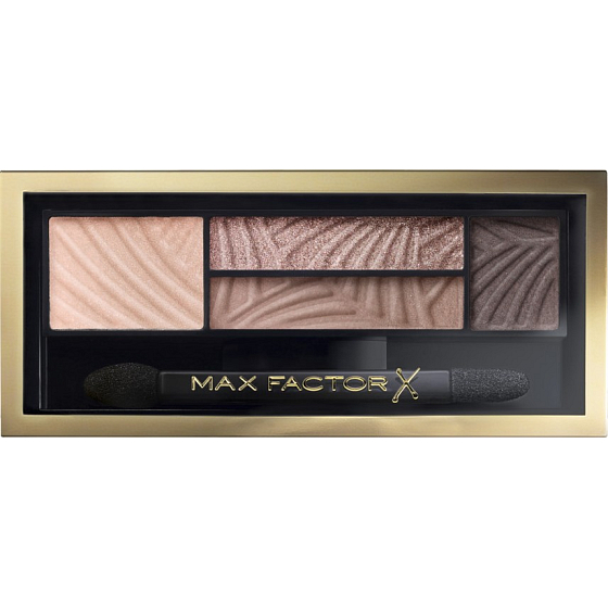 Max Factor Smokey Eye Dráma Kit 2v1 očné tiene a púder na obočie 01 Opulent Nudes 1,8 g