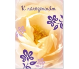 Ditipo Hracie prianie k narodeninám Žltý kvet No Name zľakne 224 x 157 mm