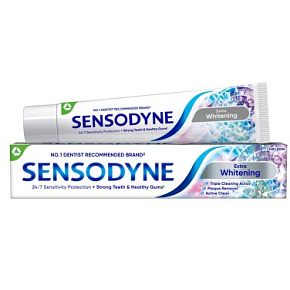 Sensodyne Extra Whitening zubná pasta, 75 ml