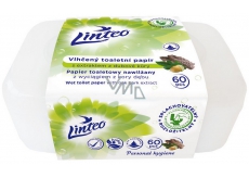 Linteo Satin vlhčený toaletný papier s dubovou kôrou box 60 kusov