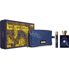 Versace Dylan Blue toaletná voda pre mužov 100 ml + toaletná voda 10 ml + etue, darčeková sada