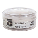Woodwick Wood Smoke - Dym z cédrového dreva vonná sviečka s dreveným knôtom petite 31 g