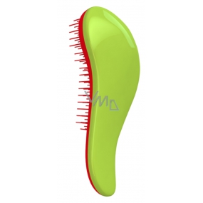 Dtangler Detangling Brush Kefa pre ľahké rozčesanie vlasov 18,5 cm Green-Red