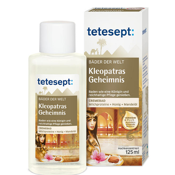 Tetesept Kleopatrino tajomstvo kúpeľový olej koncentrát 125 ml