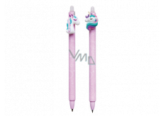 Colorino Gumovatelné pero Jednorožec fialovej, modrá náplň 0,5 mm 1 kus