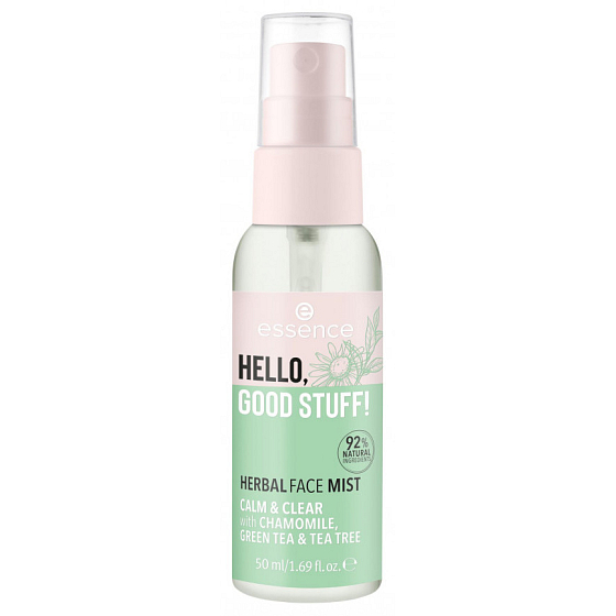 Essence Hello, Good Stuff! bylinková hmla na tvár 50 ml