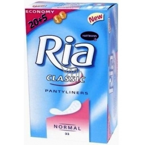 Ria Classic Normal hygienické slipové intímne vložky 25 kusov