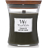 WoodWick Frasier Fir vonná sviečka s dreveným knôtom a viečkom sklenená stredná 275 g