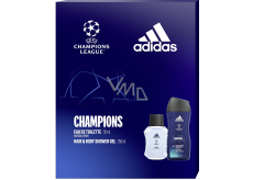 Adidas UEFA Champions League Edition VIII toaletná voda 50 ml + sprchový gél 250 ml, darčeková sada pre mužov