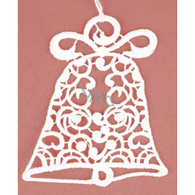 Háčkovaný zvon na zavesenie 9 x 11 cm