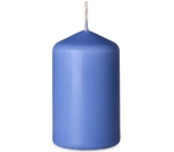 Modrý valec na sviečku Bolsius 50 x 80 mm