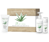 Regina Aloe Vera denný krém 50 ml + micelárna voda 250 ml + krém na ruky 75 ml, kozmetická sada