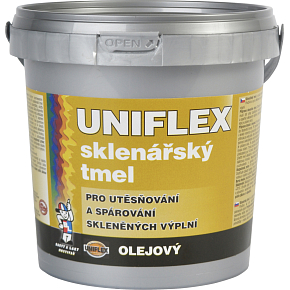 Uniflex olejový sklársky tmel, prelakovateľný, 6 kg Uniflex olejový sklársky tmel, prelakovateľný, 6 kg