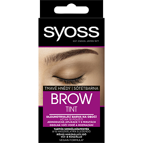 Syoss Brow Tint farba na obočie Tmavo hnedá, 17 ml