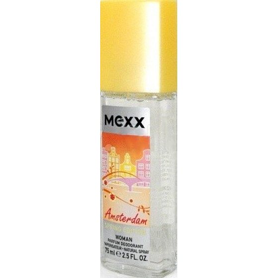 Mexx Amsterdam Woman parfumovaný deodorant sklo pre ženy 75 ml