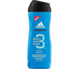 Adidas 3 After Sport sprchový gél na telo a vlasy pre mužov 400 ml