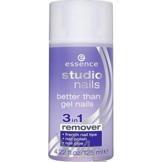 Essence 3v1 Studio Nails Better Than Gel Nails Remover odlakovač na nechty 125 ml