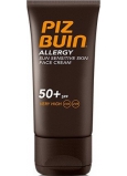 Piz Buin Allergy SPF50 opaľovací krém na tvár 50 ml