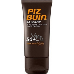 Piz Buin Allergy SPF50 opaľovací krém na tvár 50 ml