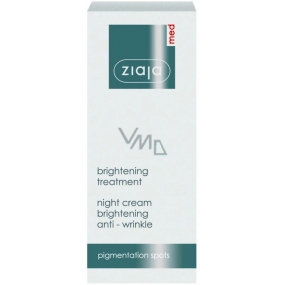 Ziaja Med Whitening Care nočný protivráskový krém pre pleť s hyperpigmentáciou 50 ml
