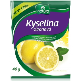 Natura Kyselina citrónová do potravín osvedčený prípravok pre domácnosť 40 g