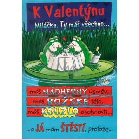 Ditipo Hracie prianie k Valentínovi Miláčik, Ty máš všetko melódie 224 x 157 mm