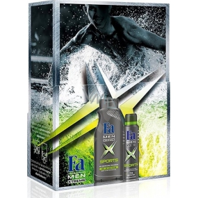 Fa Men Xtreme Sport sprchový gel 400 ml + antiperspirant dezodorant sprej 150 ml, kozmetická sada