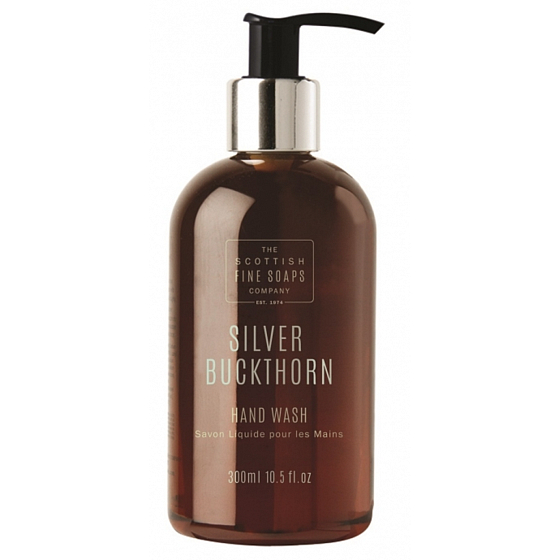 Scottish Fine Soaps Strieborný Rakytník luxusné tekuté mydlo dávkovač 300 ml