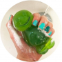 Bomb Cosmetics Zeleňák - Jelly Belly Prírodné glycerínové mydlo 100 g