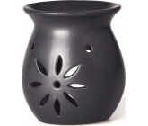 Emóciám Aromalampa keramická čierna mat 87 x 105 mm