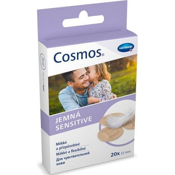 Cosmos Sensitive jemná náplasť okrúhla 20 kusov