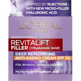 Loreal Paris Revitalift Filler Anti-ageing Cream SPF50 pleťový krém 50 ml