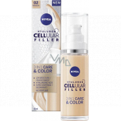 Nivea Hyaluron Cellular Filler Color & Care 3v1 tónovací krém 02 Medium 30 ml