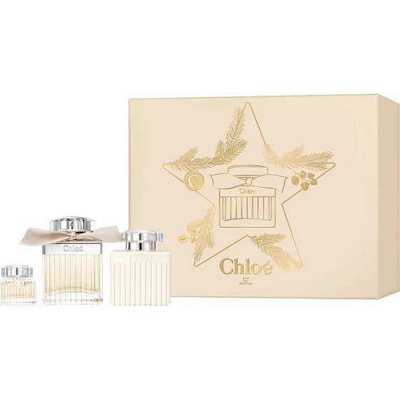 Chloé Chloé parfumovaná voda 75 ml + telové mlieko 100 ml + parfumovaná voda 5 ml, darčeková sada pre ženy