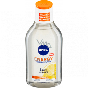 Nivea Energy Micelárna voda s vitamínom C pre všetky typy pleti 400 ml