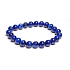 Kyanit modrý náramok elastický prírodný kameň, gulička 8 mm / 16-17 cm, kamenný článok