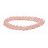 Rozmarínový matný náramok elastický prírodný kameň, guľôčka 6 mm / 16 - 17 cm, kameň lásky