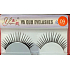 EyelaShes Umelé riasy s lepidlom 09 Black 1 pár