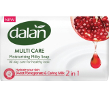 Dalan Multi Care Granátové jablko a ošetrujúce mlieko Hydratačné toaletné mydlo 90 g