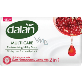 Dalan Multi Care Granátové jablko a ošetrujúce mlieko Hydratačné toaletné mydlo 90 g